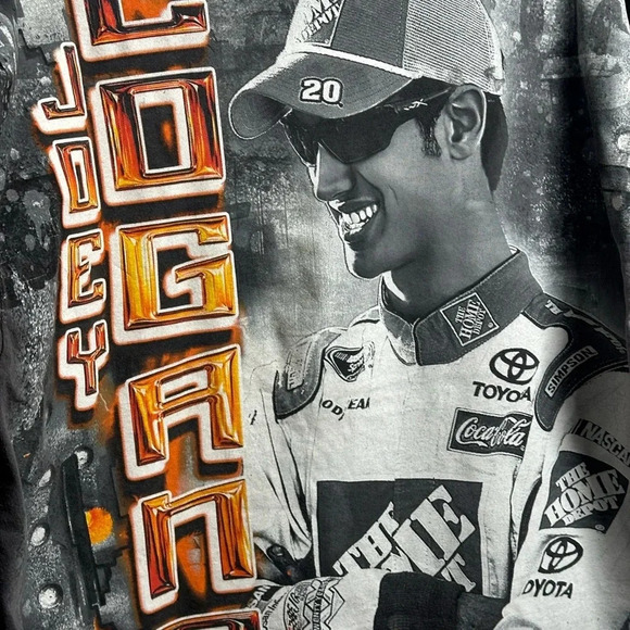 Chase Authentics Gray Men Joey Logano Home Depot T-shirt XL. - Picture 10 of 10